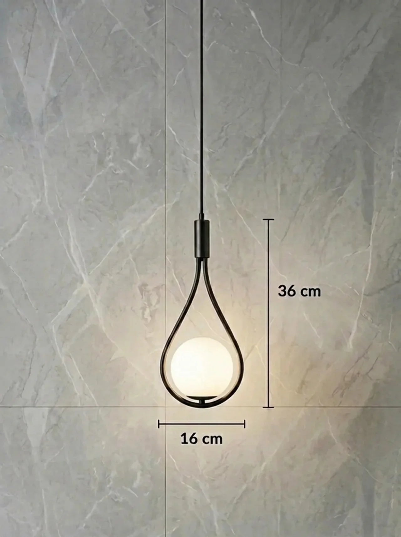 Droplet Antique Pendant