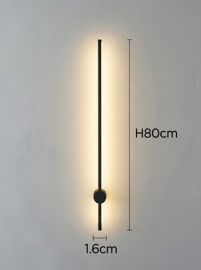 Yohan Pole Wall Lamp – Modern Vintage Brass Tube Light