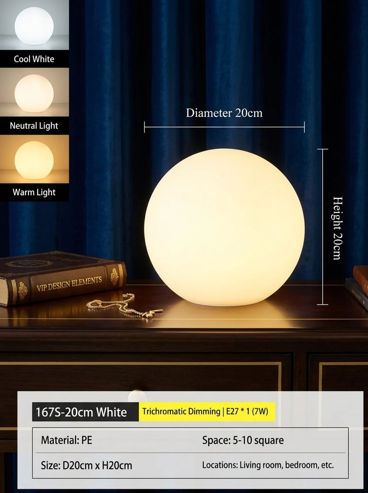 Zynella LED Garden Ball Lamps