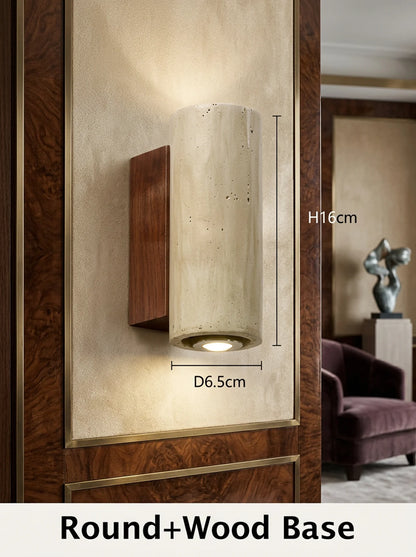 Ebony Travertine Wall Light