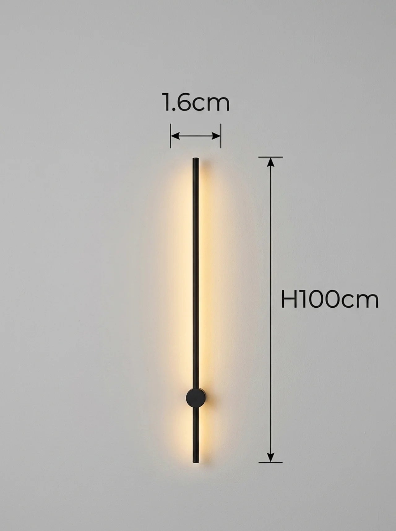 Yohan Pole Wall Lamp – Modern Vintage Brass Tube Light