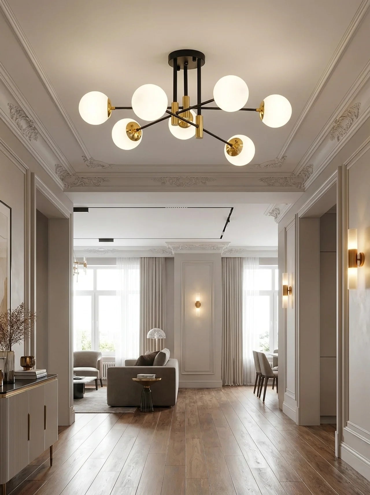 Elias Modern  Chandelier