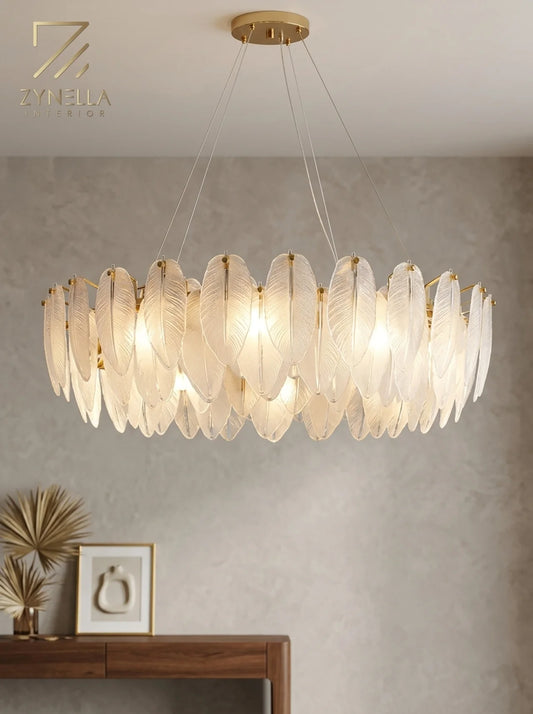 Feather Antique Chandelier