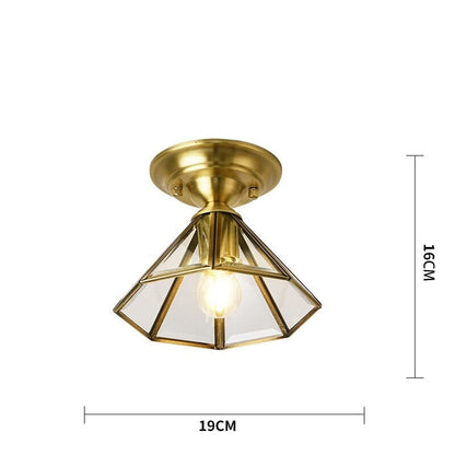 American Vintage Ceiling Lights Modern  Handcrafted Artisan Ceiling Light - Zynella