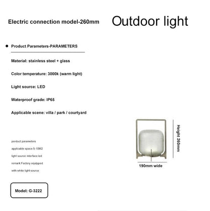 Modern Terrace Garden Outdoor Lights