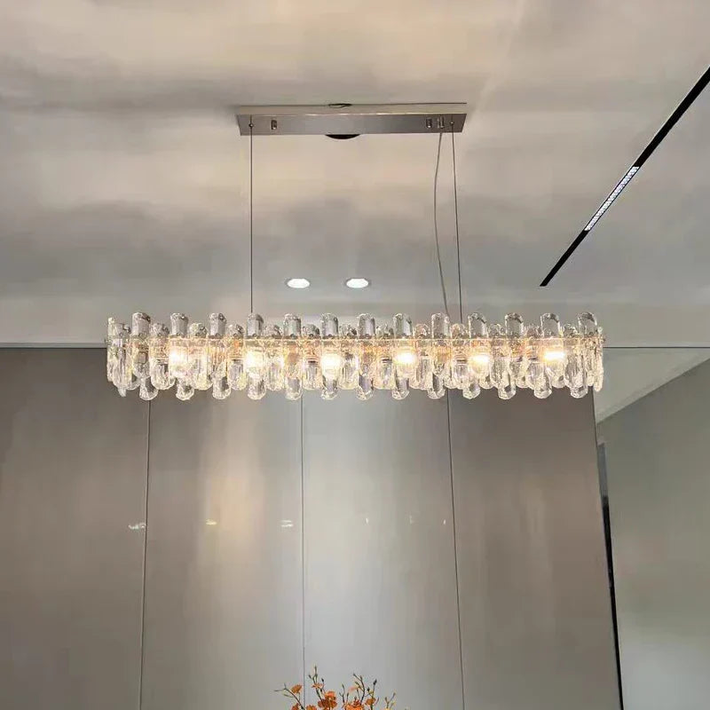 Bertie Chandelier Modern  Luxury Gold Frame Light Fitting - Zynella