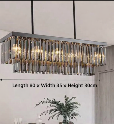 Katie Black Crystal Chandelier