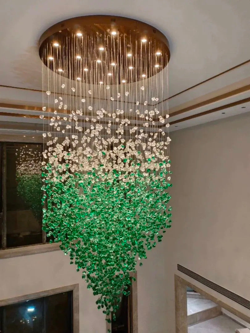 Statement chandelier lighting for luxury spaces