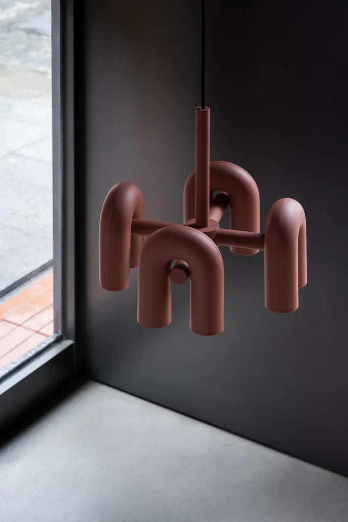 U-shaped LED pendant chandelier for dining
