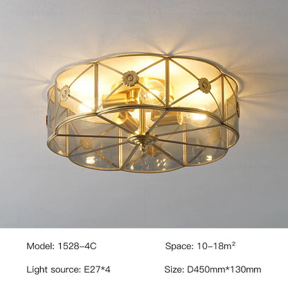 Norwood Gold Frame Chandelier
