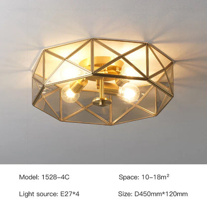 Norwood Gold Frame Chandelier