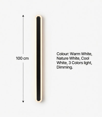 Zynella Linear Scepter: Slim Architectural LED Wall Sconce