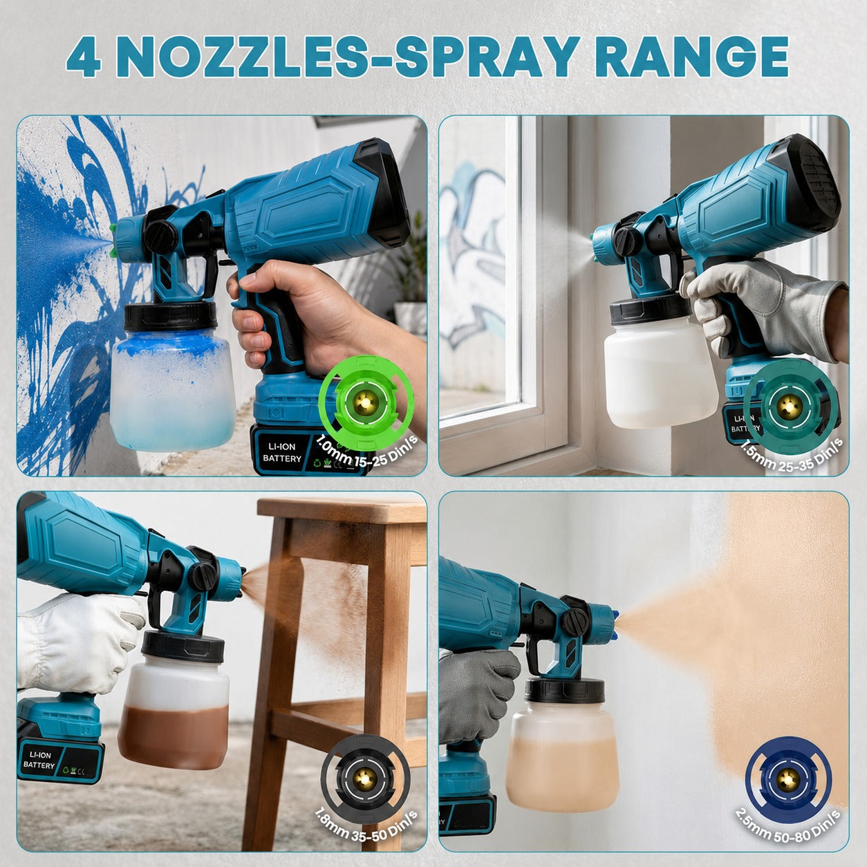 High-pressure Cordless Paint Sprayer