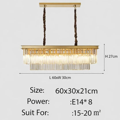 Helena Modern Crystal Pendant