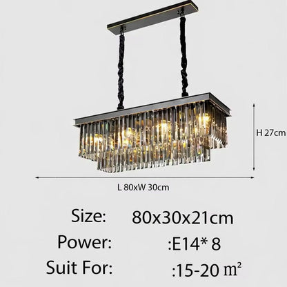Helena Modern Crystal Pendant