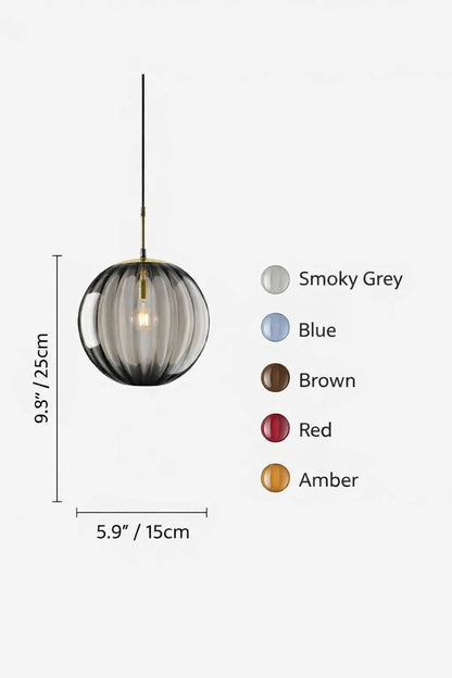Zynella Bali Bubble Glass Pendants