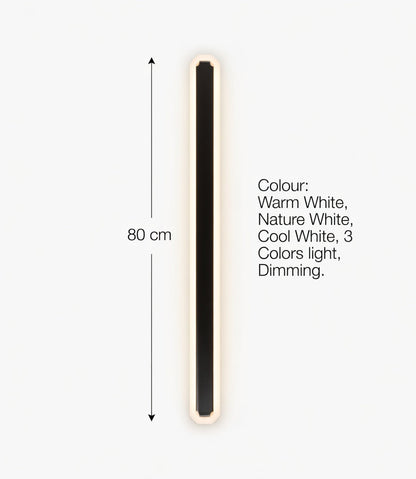Zynella Linear Scepter: Slim Architectural LED Wall Sconce