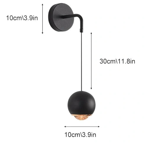 Zynella LED Wall Fixture – Contemporary Minimalist Design Close-Up