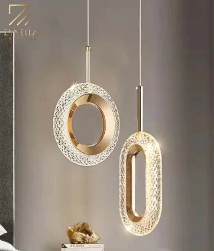 Zynella Modern LED Bedside & Corridor Pendant Light – Minimalist Ceiling Lighting