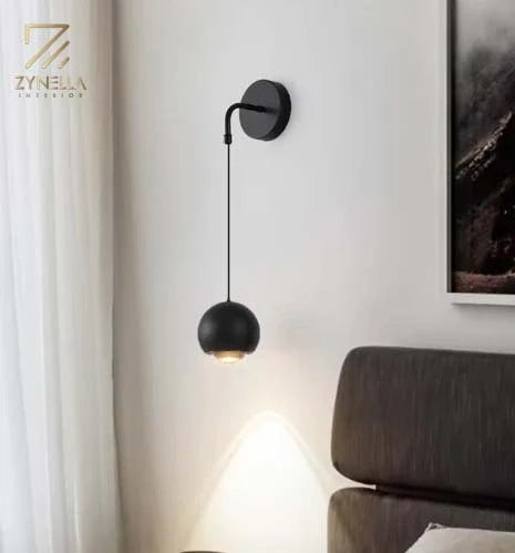 Zynella Modern Nordic LED Headboard Wall Light – Minimalist Bedroom Lighting