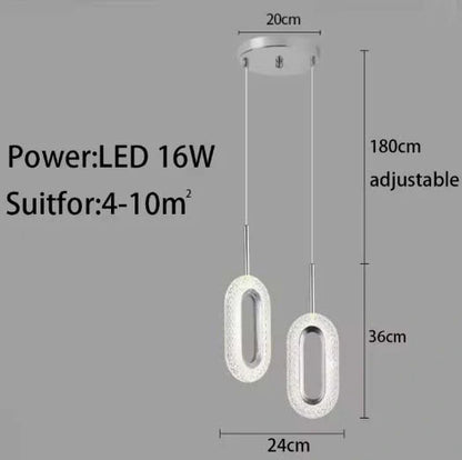 Zynella Pendant Angle View – Modern Bedroom Lighting Design