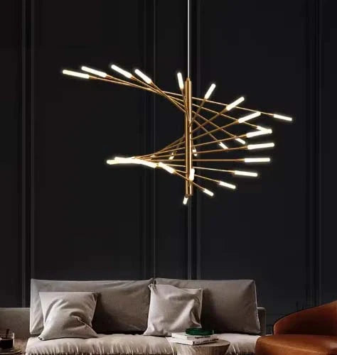 Zynella Spiral Modern Chandelier