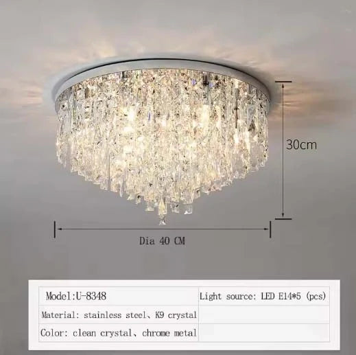 Mayfair K9 Crystal Lamp