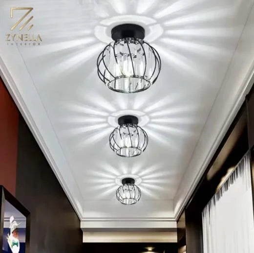 Maeve Ceiling Crystal Glass Lamps