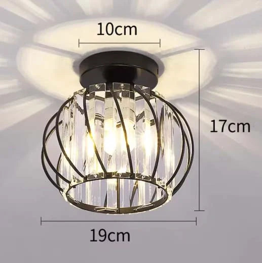 Maeve Ceiling Crystal Glass Lamps