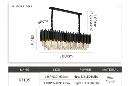 Maximus Crystal Chandelier Collection | Zynella Interior