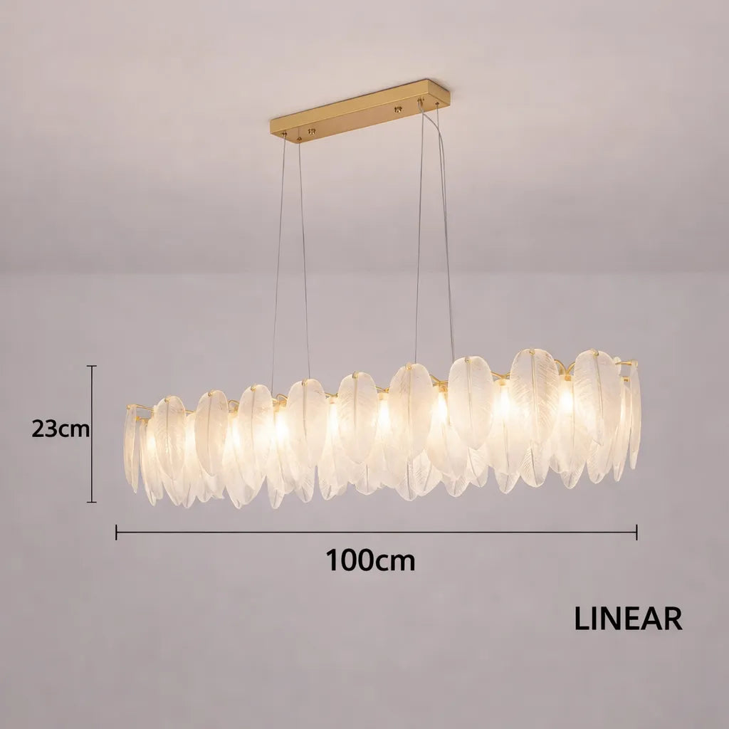 Feather Antique Chandelier