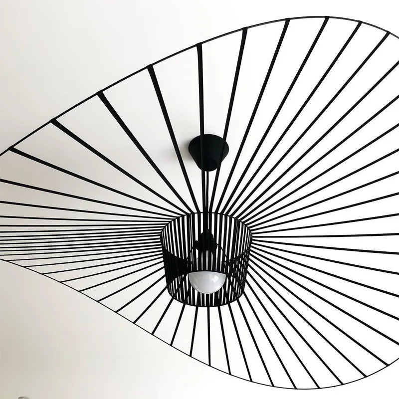 Zynella Straw Arc Chandelier