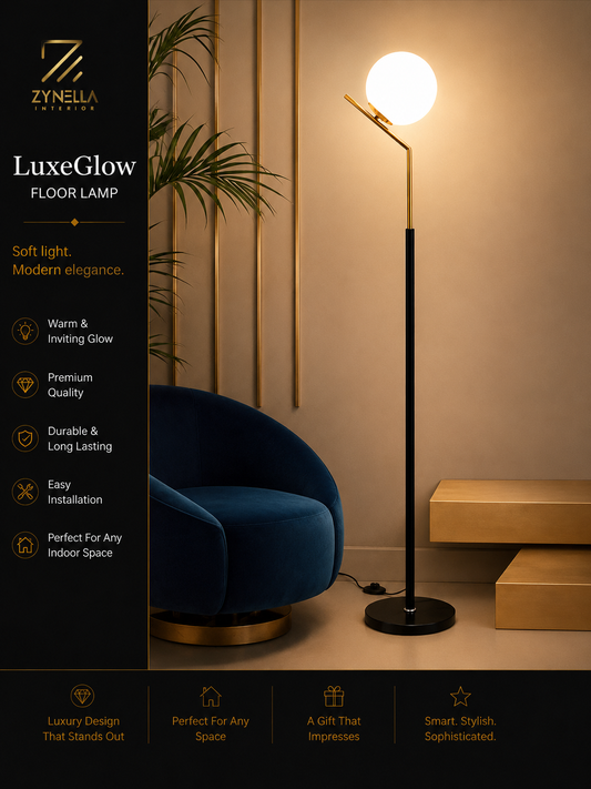 Zynella Welbury LED Floor Lamp
