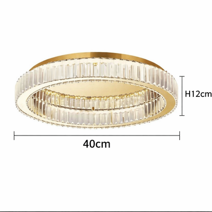 Penelope Modern Gold Ring Chandelier