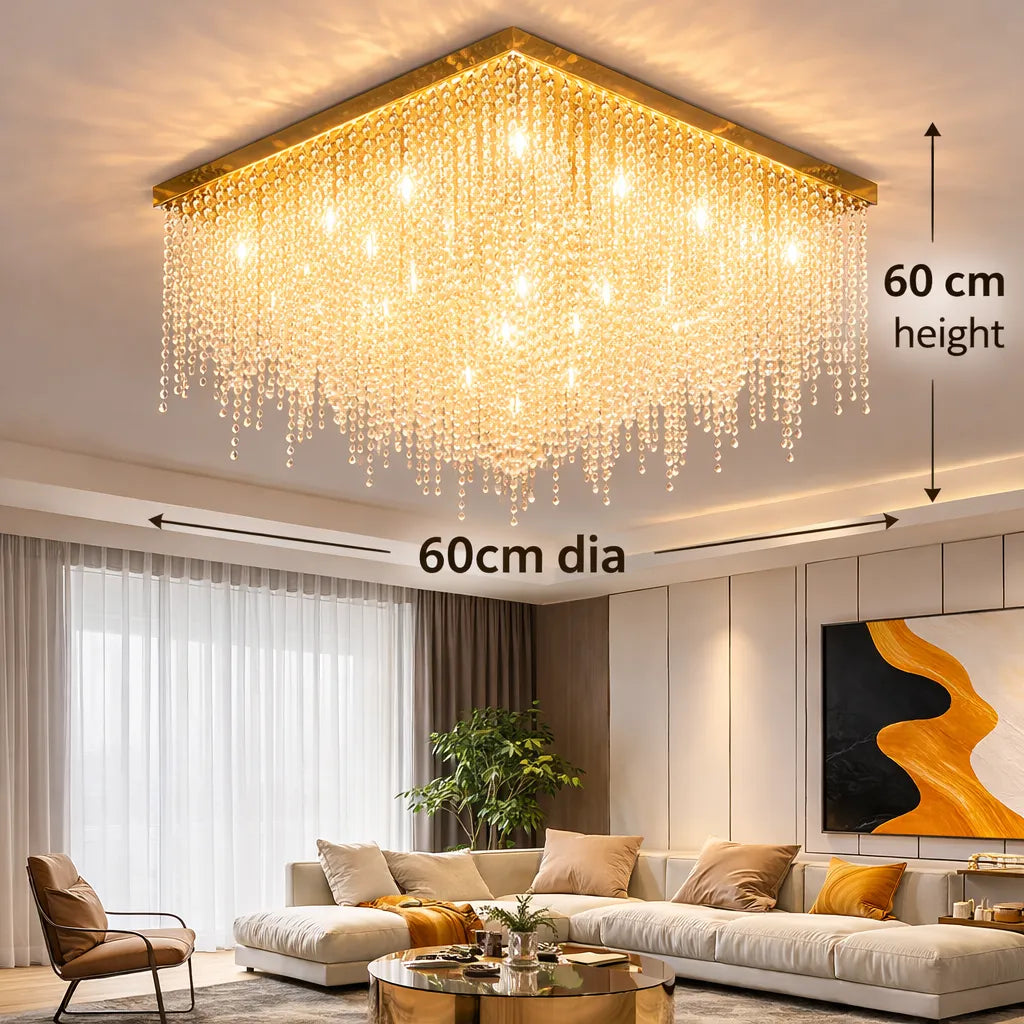 Auren Square Frame Ceiling Lamp