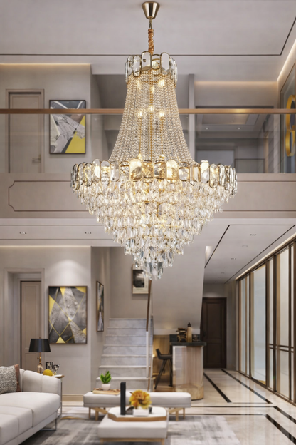 Mirova Modern Crystal Chandelier