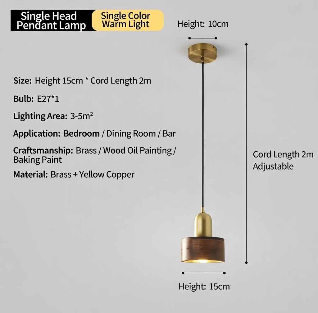 Oakflare Wooden Wall Lamp
