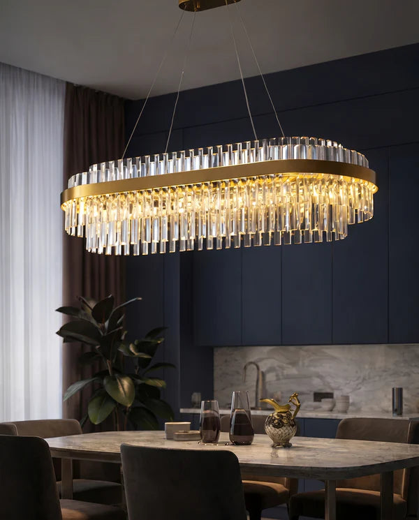 Orion Modern Crystal Chandelier | Zynella Interior