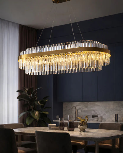 Orion Modern Crystal Chandelier | Zynella Interior
