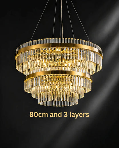 Orion Modern Crystal Chandelier | Zynella Interior