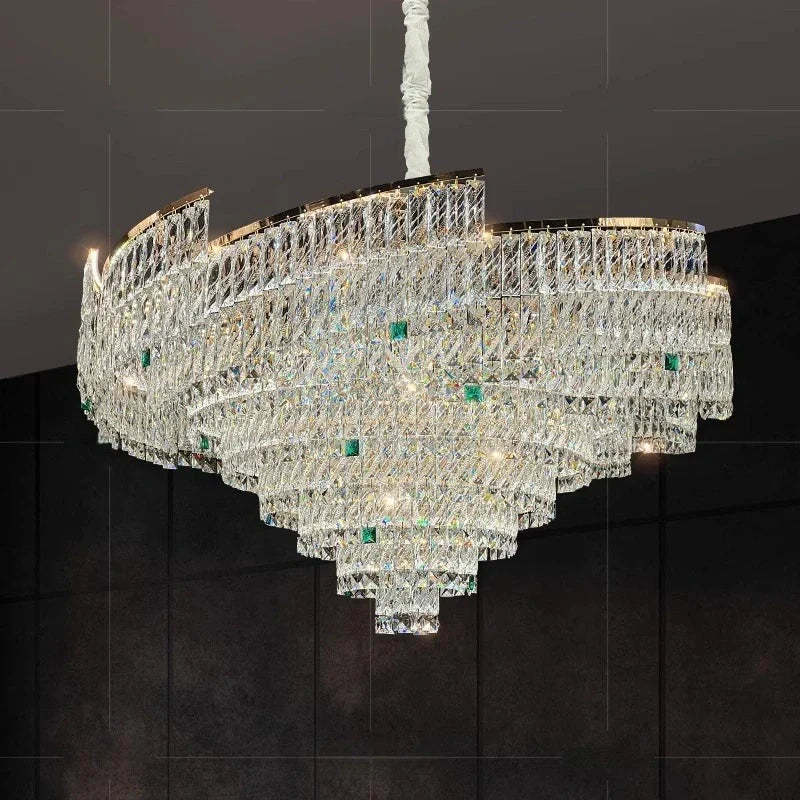 Luxury European crystal pendant light