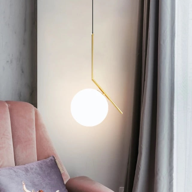 Astrid Scandinavian pendants Modern  Luxury Gold Frame Light Fitting - Zynella