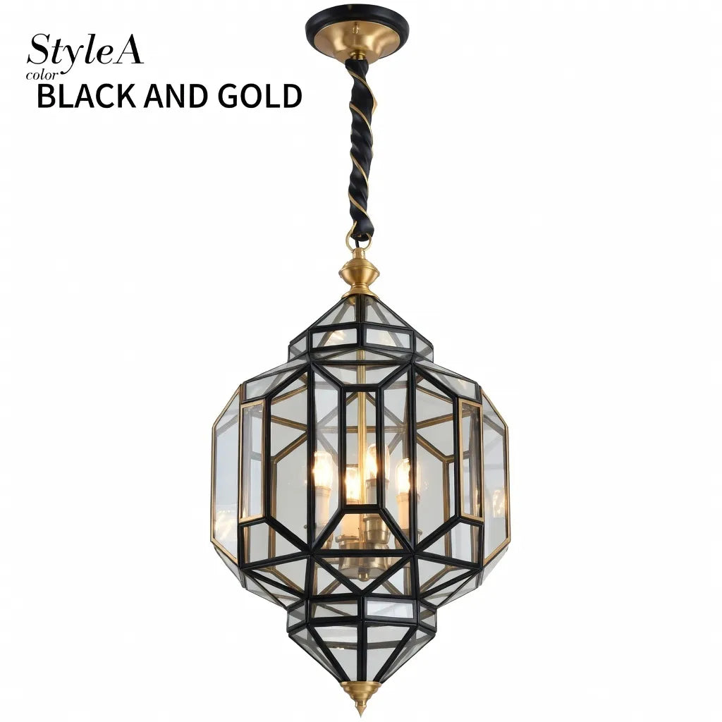 Polygon Glass Pendant Light