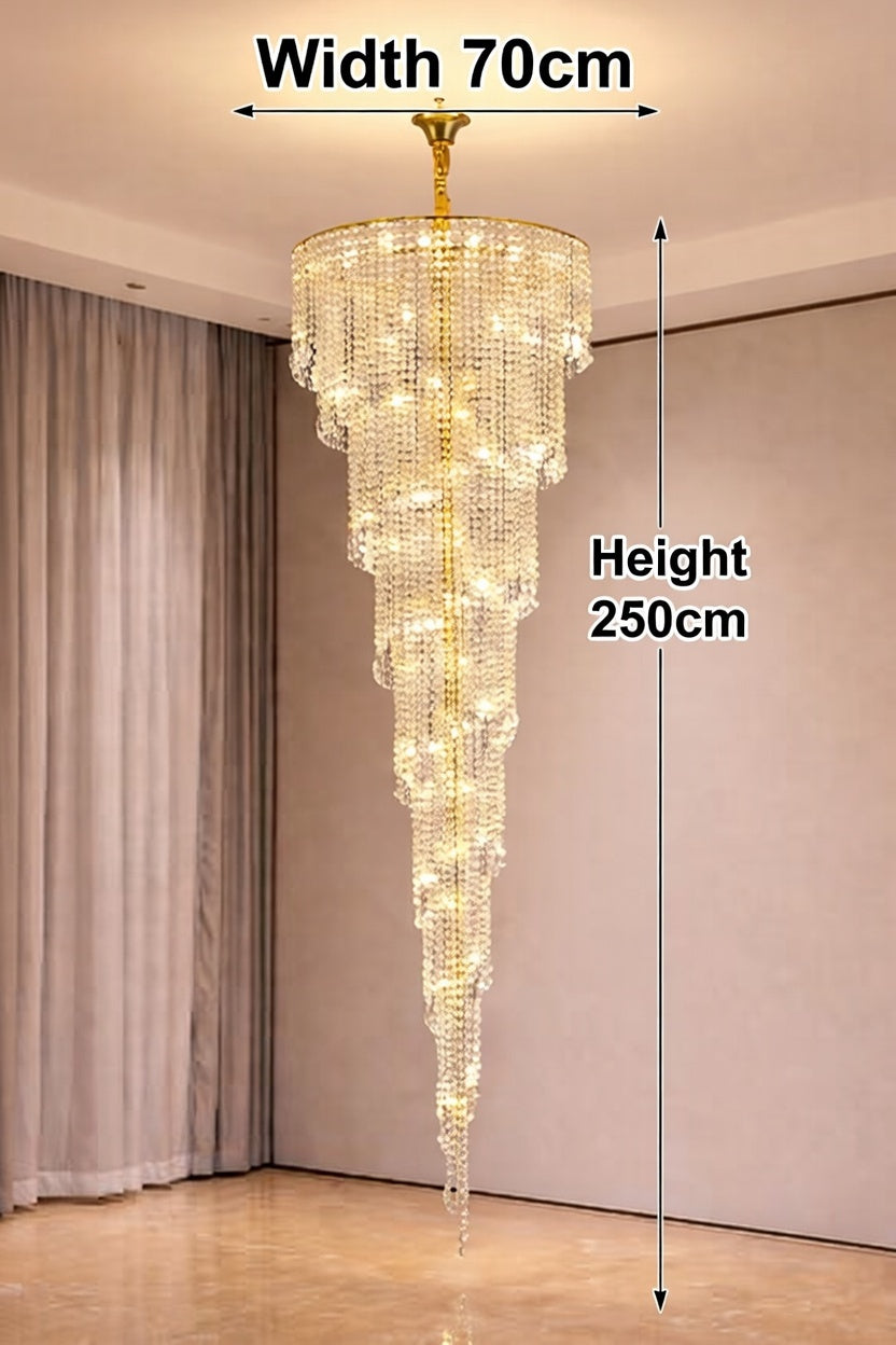 Glasgow Staircase Luxury Illumination Chandelier