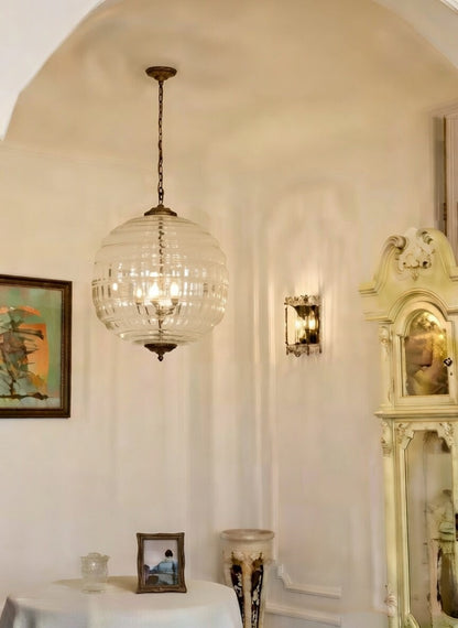 Clarion Crystal Orb Chandelier