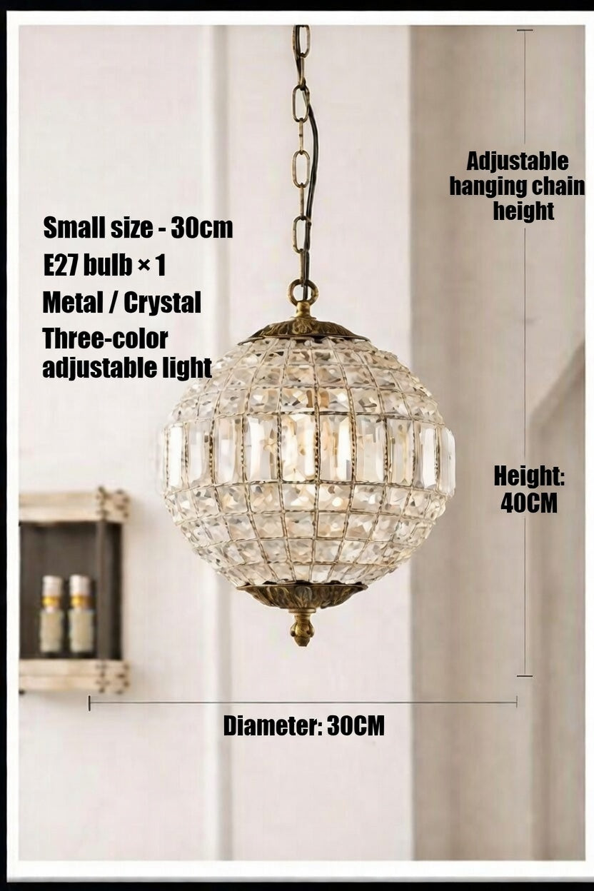 Clarion Crystal Orb Chandelier