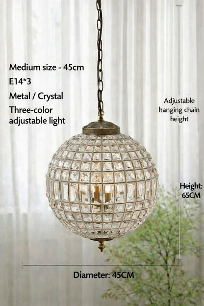 Clarion Crystal Orb Chandelier