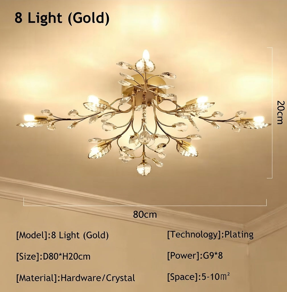 Flower Luxury Wall Chandelier