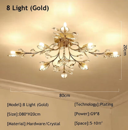 Flower Luxury Wall Chandelier