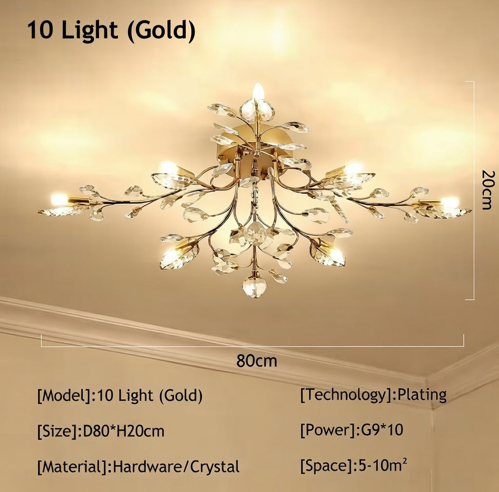 Flower Luxury Wall Chandelier